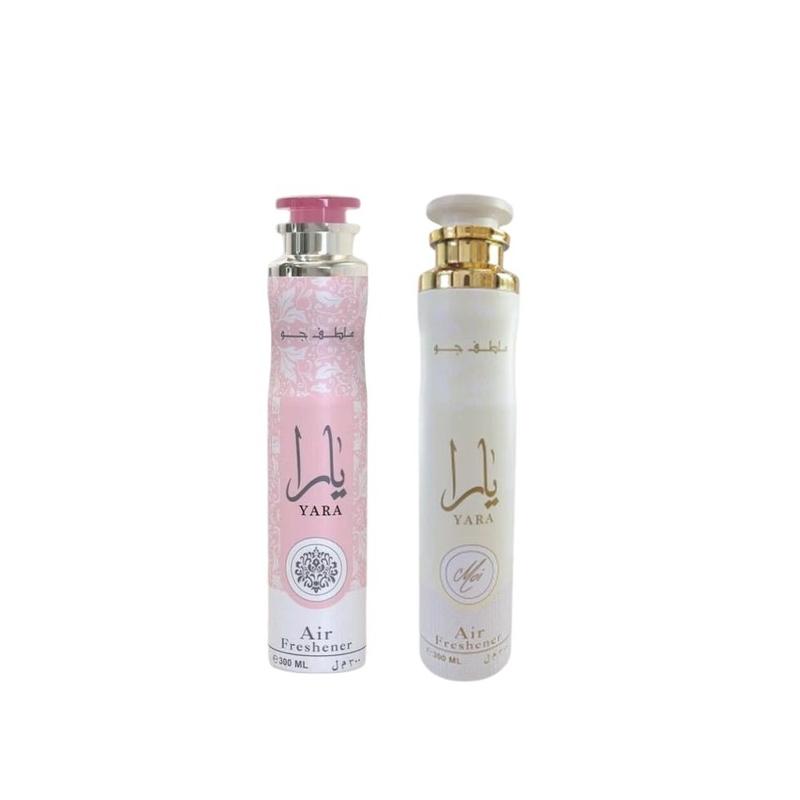 Lattafa Perfumes | 2 pc Air Freshener Gift Set - Yara Air Freshener + Yara Moi Air Freshener - 300 ml each Fragrance Spray