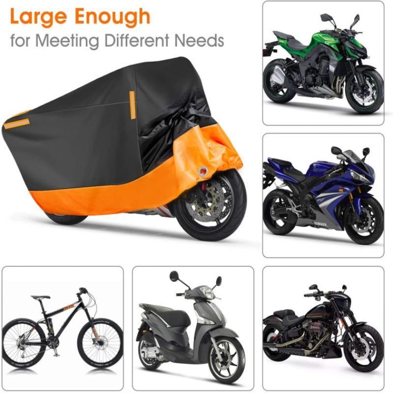 Motorcycle Cover, 210D Oxford Cloth Motorcycle Cover, Dustproof & Rainproof & Sunproof Motorcycle Cover, Motorcycle Accessories