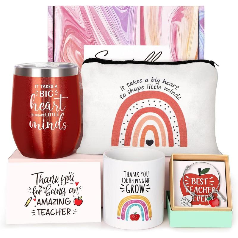 Teacher Gifts for Women,Teacher Appreciation Gifts from Student,Christmas Gifts Basket,Thank You Teacher Gifts,Funny Teacher Gifts Set for Daycare Teacher