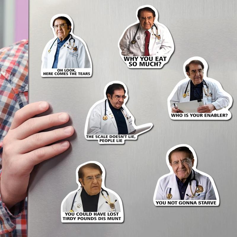 Dr. Now Funny Doctor Locker Magnetic Sticker Funny Complain Magnetic Suction Refridgerator Magnets Decor