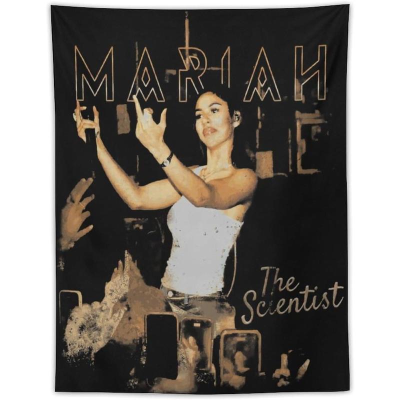 Generic Mariah Music The Scientist Tapestry Wall Hanging for Bedding Living Room Wall Blanket Art Tapestries Home Decor for Girl Teen Bedroom College Dorm 30