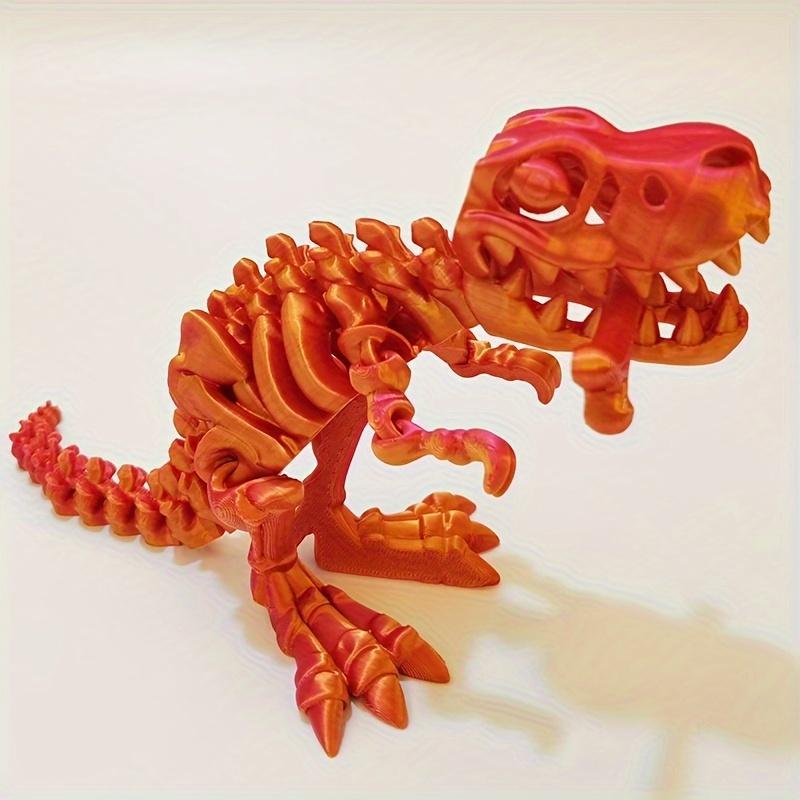 3D Tyrannosaurus Rex Ornament, 1 Count DIY Laser Engraving Dinosaur Design Spring Toy, Home Decor, Room Decor,  Back To School Gift