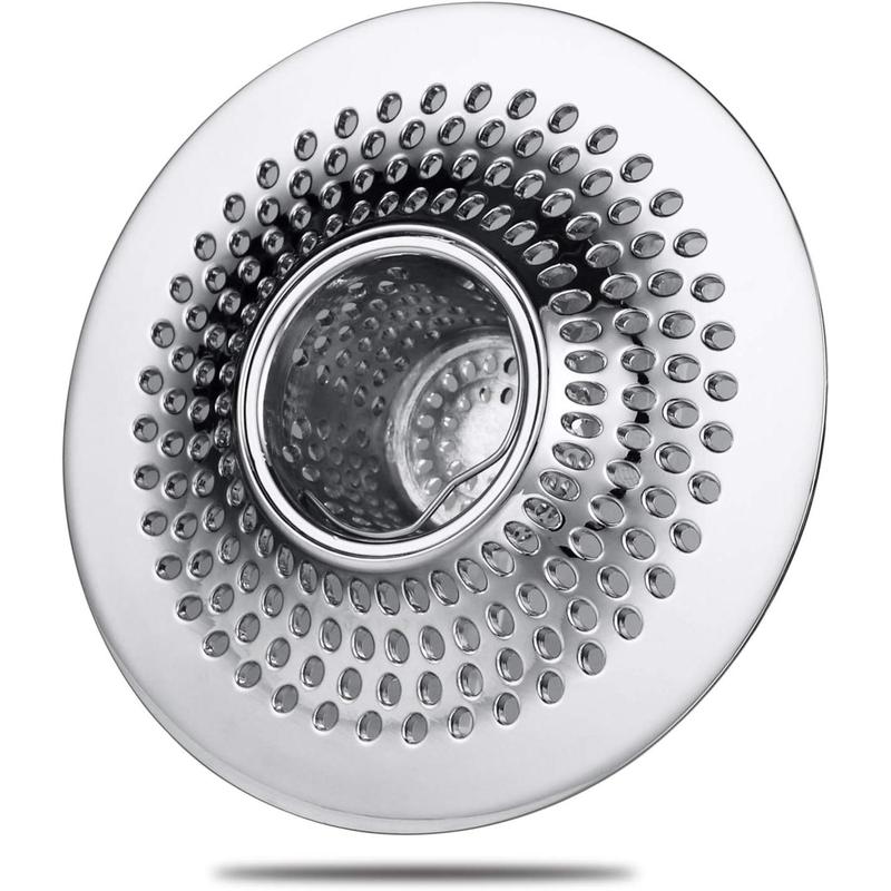 Drain Hair Catcher Tub Drain Protector, Stainless Steel Bathtub Shower Drain Hair Stopper Strainer Trap for Shower Bathroom Sink to Catch Hair