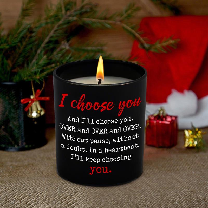 Candle Gift for Men, Women - Christmas, Valentine, Anniversary, Birthday Gift for Him, Her, Couple, Husband and Wife - Scented Candle 10oz Aroma Decor