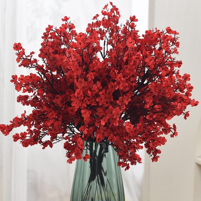 Artificial Flower for Home Decor, 1 Count 2024 Room Decor Faux Flower Decoration without Vase, Decorative Plant, Summer Essentials