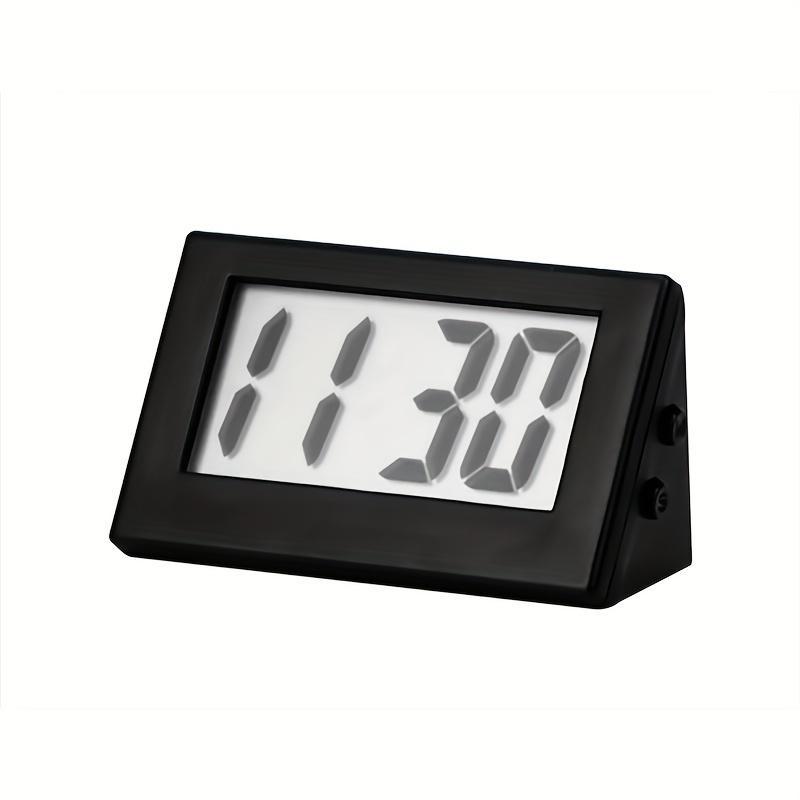 Mini LCD Digital Desktop Electronic Clock, 1 Count Table Dashboard Electronic Clock for Desktop Home Office