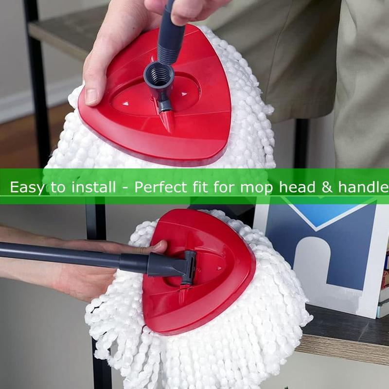 Spin Mop Replacement Base Rotating Triangle Mop Head Cover Plastic Base Compatible with Spin Mop Easy VVring 1 Tank System