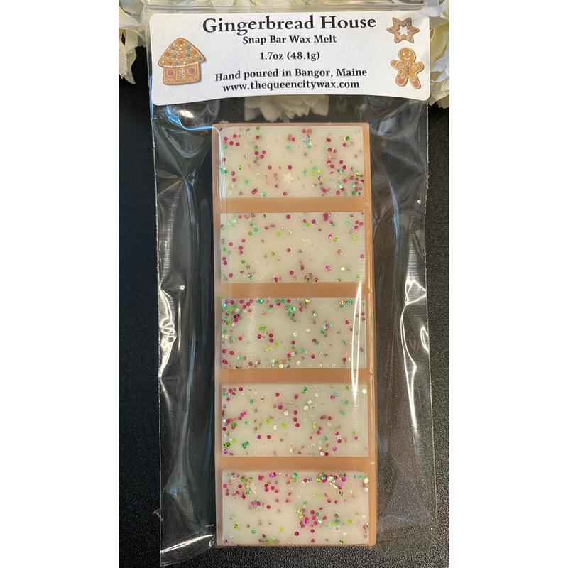 Gingerbread House scented snap bar wax melt | home fragrance