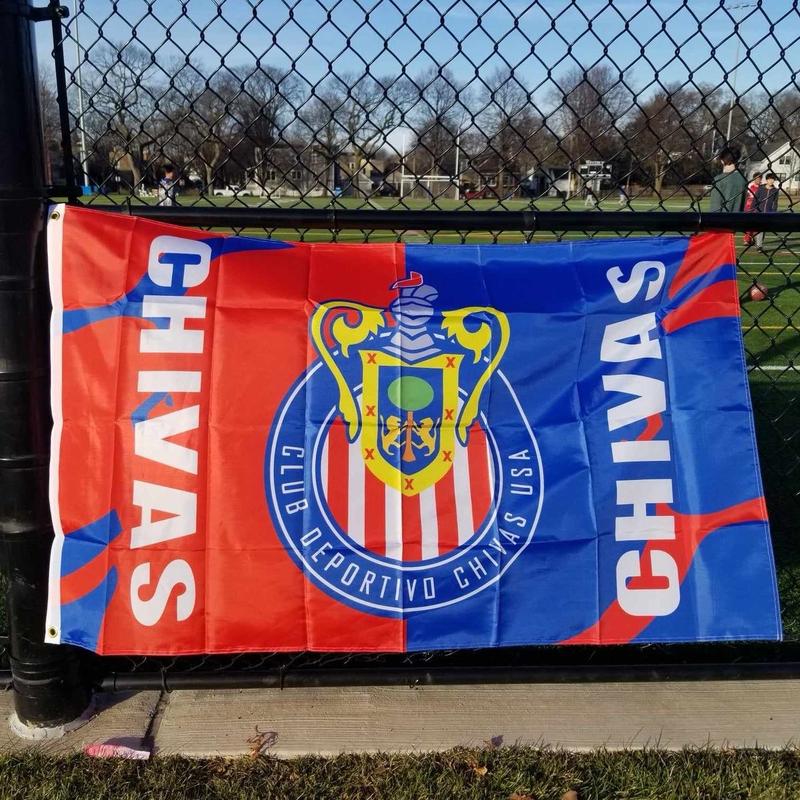 Chivas Guadalajara 3x5 Mexican flag banner