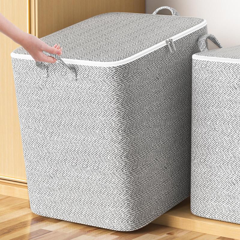 Large Capacity Clothes Storage Bag, 1 Count Dustproof Foldable Clothes Storage Organizer, Home Organizer for Bedroom, Dormitory, Living Room