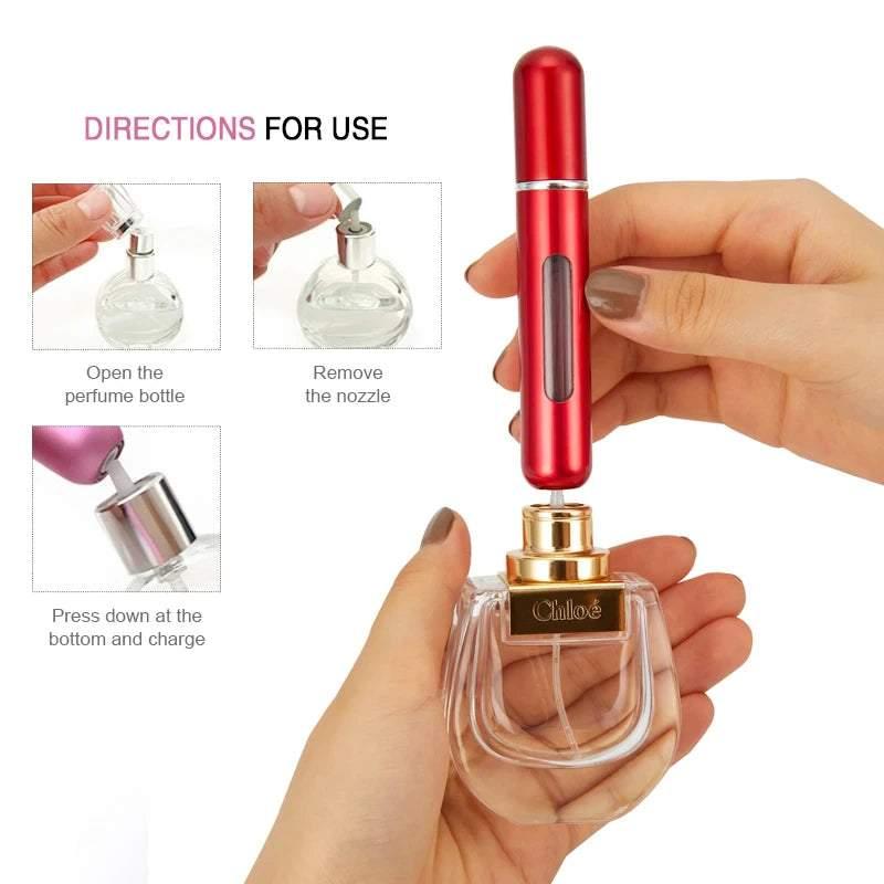 Portable Refillable Perfume Bottle Lightweight Fragrance