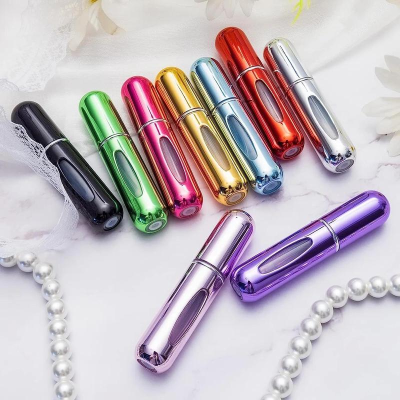 5ML Perfume Spray Bottle, 2 Counts Portable Refillable Perfume Atomizer, Perfume Dispenser Bottle, Perfume Storage Bottle for Home & Travel
