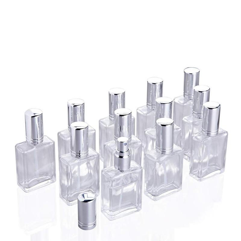 Portable Mini Empty Perfume Spray Bottle, 12pcs 15ml Perfume Spray Bottle with 2 Counts Spray Nozzle & 2 Counts Dropper, Empty Perfume Spray Bottle for Travel Bag