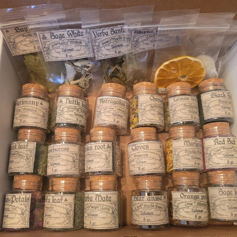 Apothecary Beginner Kit - 24-Piece Set for Crafting Potions and Elixirs with Salts, Herbs, Flowers, and Spices