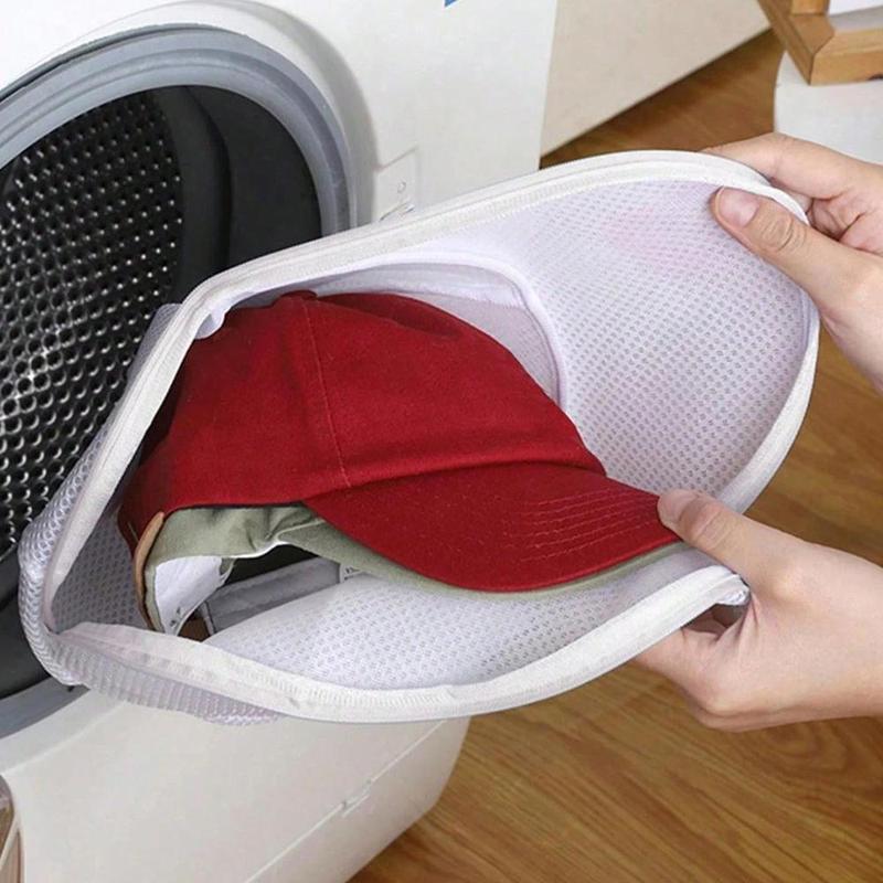 Mesh Hat Washing Bag for Baseball Cap, Anti Deformation Hat Washer Bag  Hat Laundry Care Bag, Hat Laundry Bag, Baseball Cap Washer Cage