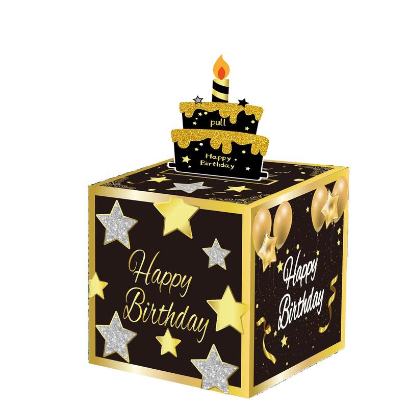 Birthday Money Box, 1 Pack Creative Birthday Cash Gift Box, Birthday Party Decoration Supplies, Party Favors for Birthday Anniversary