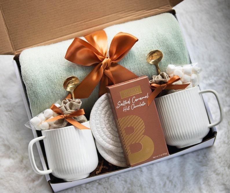 Gift Box for Couples  for Parents Winter Gift for Couple Cocktail Kit Gift Set Family Hygge Gift Box New Family Gift Basket