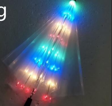 Colorful LED Transparent Umbrella for Home Supplies - Miscellaneous Home Category