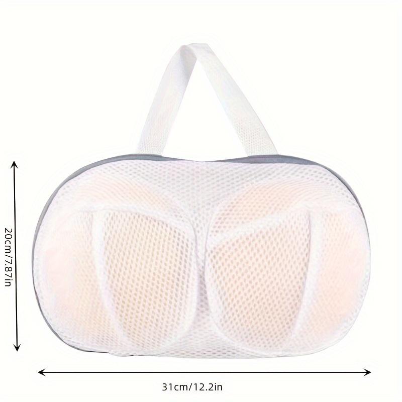 1 count Zipper Underwear Washing Bag, Portable Anti-deformation Washing Bag For Bras, Underwear, Household Storage Organizer For Washing Machine, Bedroom, Laundry Room, Laundry Hamper