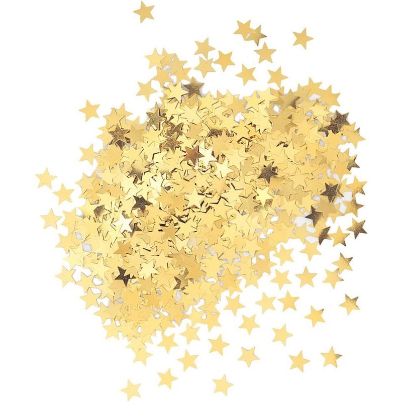 Sparkling Gold Star Foil Confetti - 0.5 oz, for Birthdays,Holidays & More