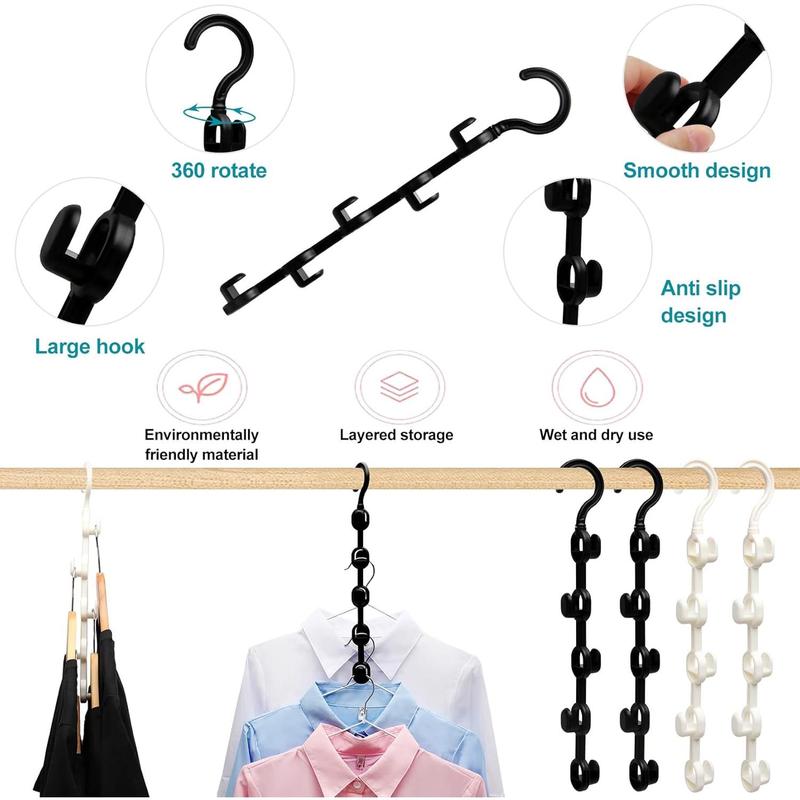 Closet Organizers and Storage,Upgraded Organization and Storage Clothes Hanger,10 Pack College Dorm Room Essentials,Sturdy Space Saving Hangers for Thick Clothe Hanging Hook Hanging Hook Hanging Hook Plastic Bath Smooth Wooden