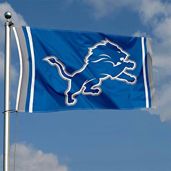 DDetroit Lions New Logo Flag 3X5 FEET