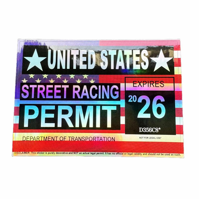 Cool United Stats Street Racing Permit,arya's house.