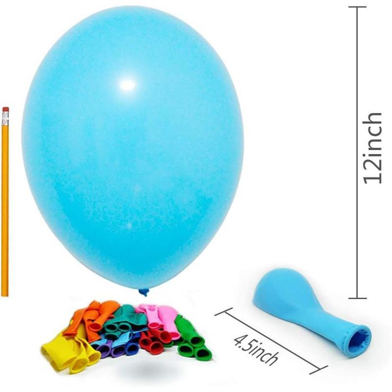 100count Latex Balloons, 12inch Multicolor to Celebrate Latex Balloons, Premium Thick Balloons for Birthday Party Christmas Wedding and Holidays