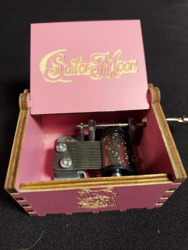 Sailor Moon (Pink) - Wooden Music Box - Perfect Gift for Any Occasion - Hand Cranked