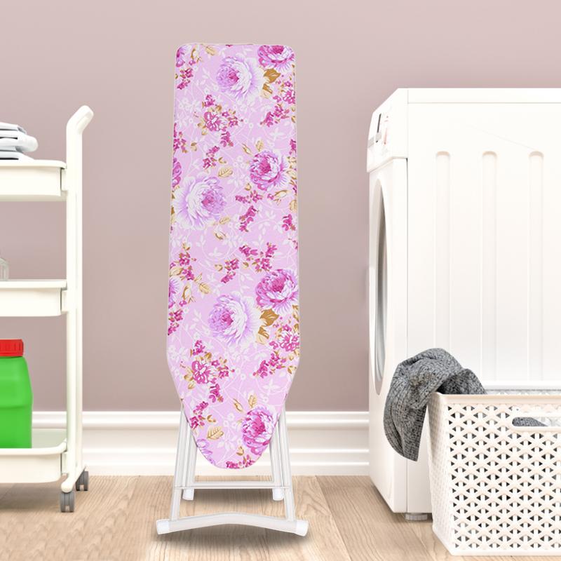 Ironing Board Height Adjustable Smooth Edge Good Load-bearing Non-Slip Wear Resistant Ironing Clothes Extra-Wide Clothes Ironing Board with Folding Legs