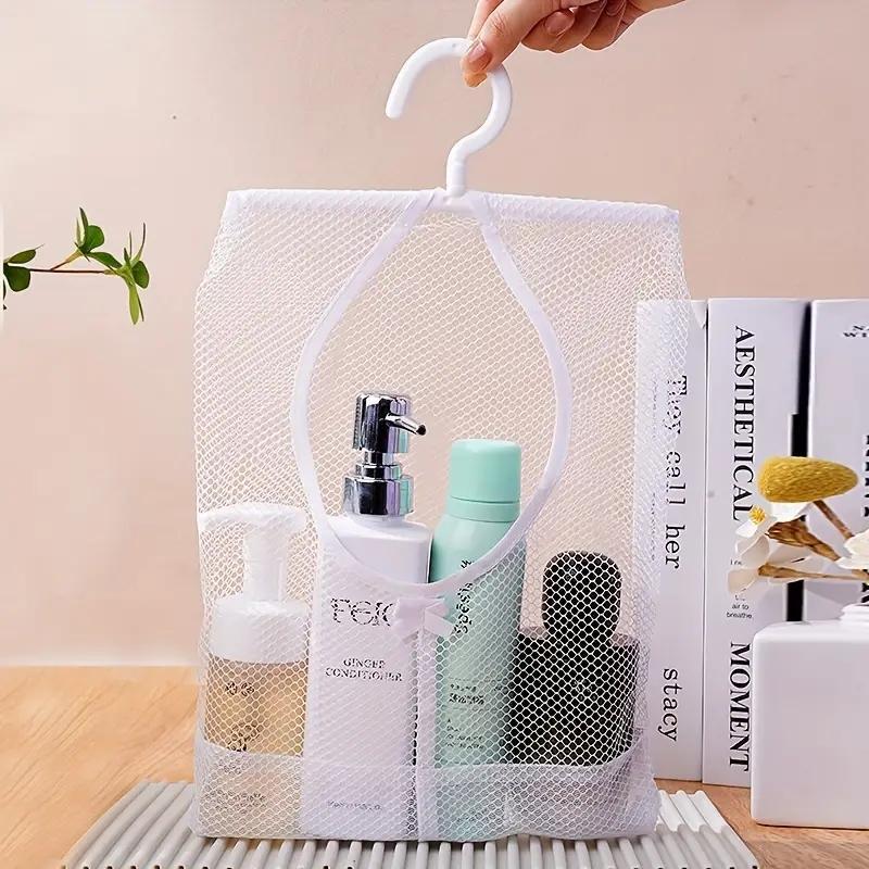 Hanging Mesh Storage Bag, 1 Count Wall Hanging Storage Bag, Durable Storage Organizer for Bathroom and Kitchen, Home Organizer