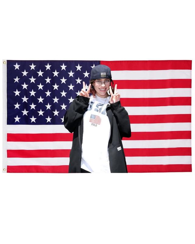 Pop Star Singer USA Flag- American Flag Meme Trendy