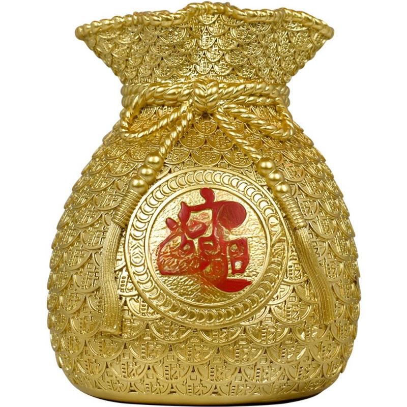 Chinese Style Money Bag Ornament, 1 Count Chinese Traditional Lucky Money Bag, Home Decor for Living Room Bedroom Office