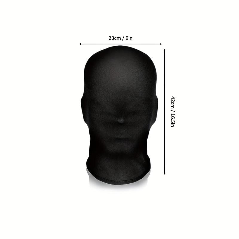 Solid Color Full Head Face Cover, Elastic Funny Balaclava, Unisex Full Mask, Party Accessories for Men & Women, Fall Gifts