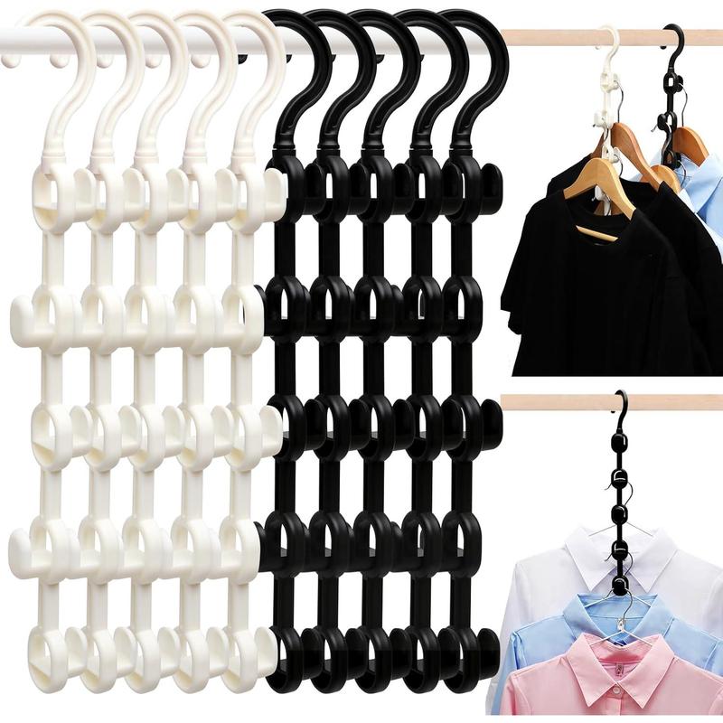 Closet Organizers and Storage,Upgraded Organization and Storage Clothes Hanger,10 Pack College Dorm Room Essentials,Sturdy Space Saving Hangers for Thick Clothe Hanging Hook Hanging Hook Hanging Hook Plastic Bath Smooth Wooden