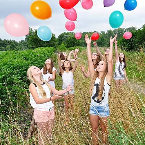 100count Latex Balloons, 12inch Multicolor to Celebrate Latex Balloons, Premium Thick Balloons for Birthday Party Christmas Wedding and Holidays