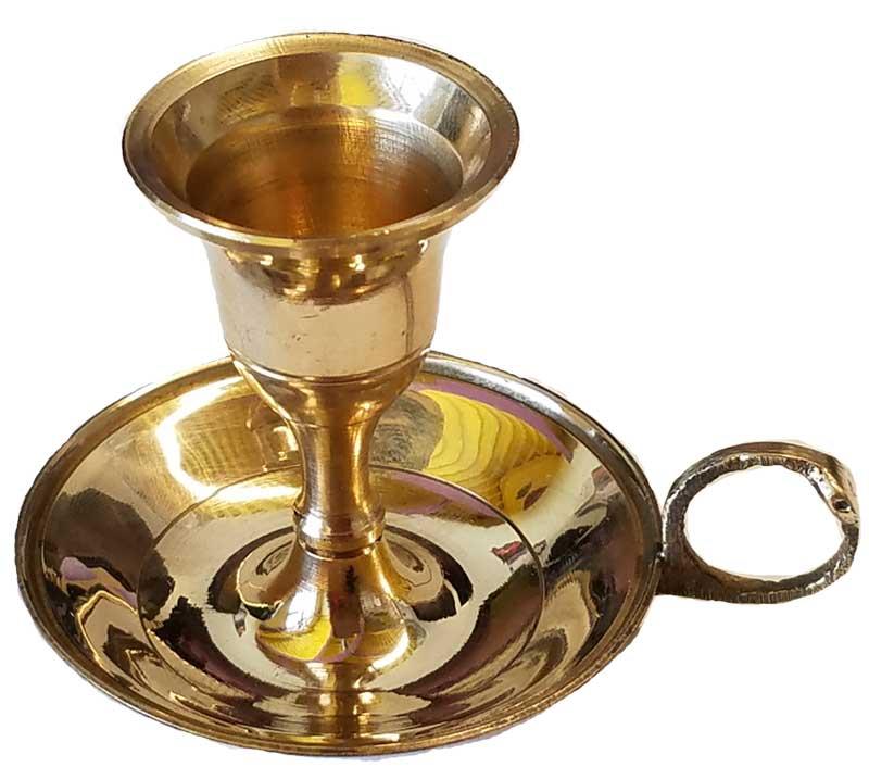 Brass ChamberstickTaper candle holder