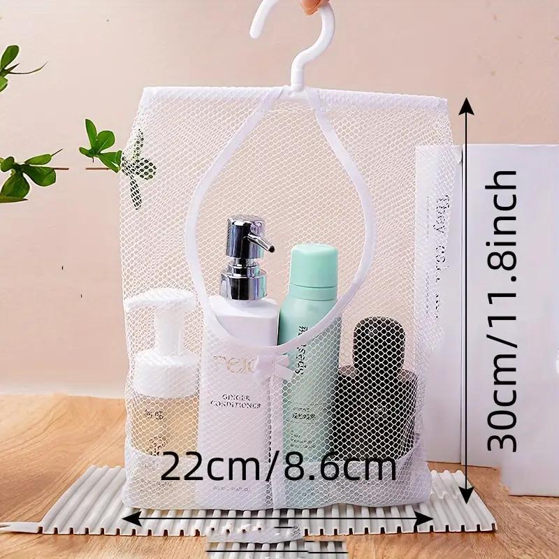 Hanging Mesh Storage Bag, 1 Count Wall Hanging Storage Bag, Durable Storage Organizer for Bathroom and Kitchen, Home Organizer