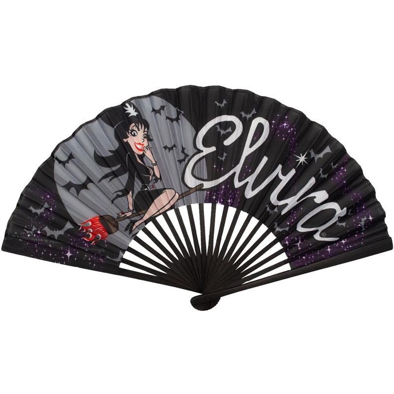 Elvira Bewitched Fabric Fan