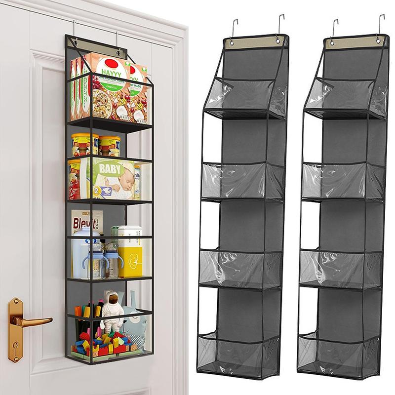 2pcs set 4 Pocket Over the Door Wall Organizer Storage Bathroom Closet Hanging Organizers  Hangable Storage Toy Storage Organizer for Baby Essentials