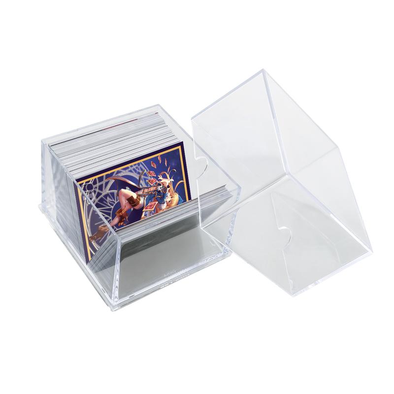 2-Piece Clear 100+ Deck Box