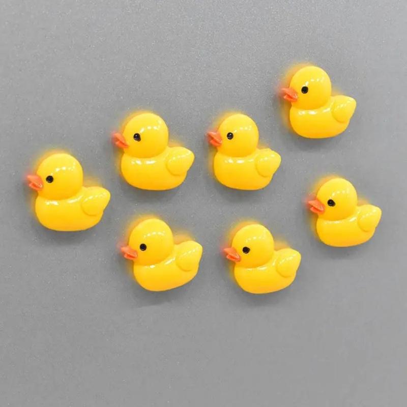 Duck Design Refrigerator Magnet, 7 Counts Cute Cartoon Mini Duck Shaped Magnet, Decorative Kitchen Office Whiteboard Magnet