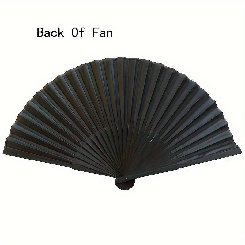 Christmas Bamboo Hand Fan, 1 3 Counts Modern Simple Chinese Style Hand Fan, Handheld Fan for Party, Festival, Dance, Performance, Gift