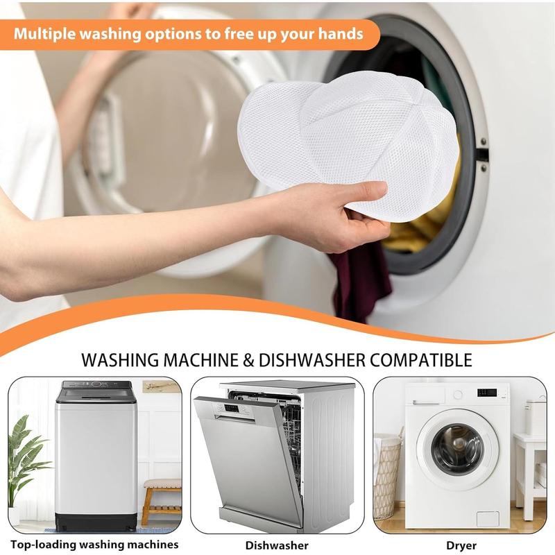 Hat Washer Cage Baseball Cap Washing Cage Hat Washer for Washing Machine - Keep Your Caps in Shape While Washing and Drying - Ideal for Adults and  Ball caps Accessories Laundry Mesh Cleaner