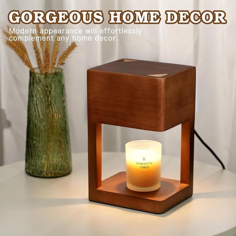 Funistree Candle Warmer Lamp with Timer A2-Wooden