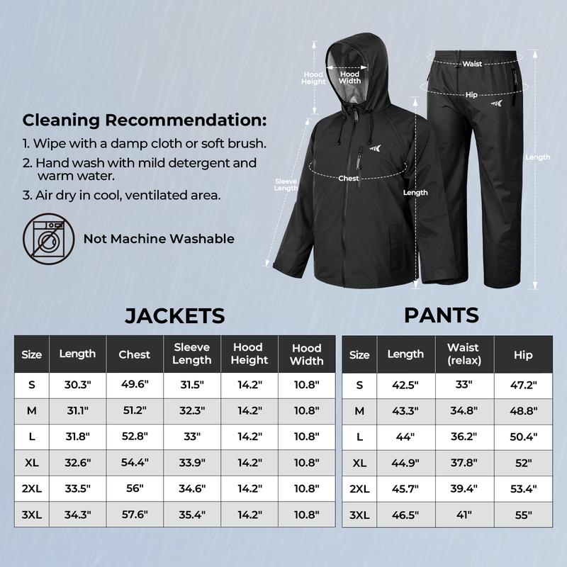 KastKing HydroSense Essential Waterproof Rain Suit for Men and Women, Lightweight, Durable Outdoor Gear for Fishing, Hiking