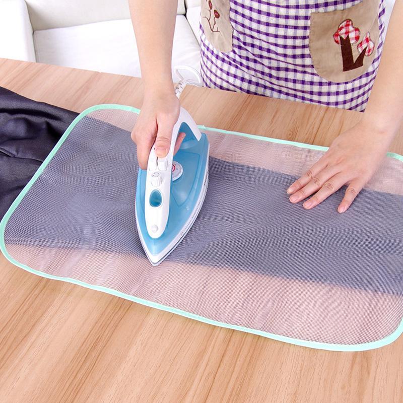 Random Color Protective Ironing Insulation Pad, 1 Count Ironing Clothes Protection Pad, Protective Pressing Pad, Ironing Cloth Guard, Home Gadget, High Temperature Press Mesh, Ironing Accessories