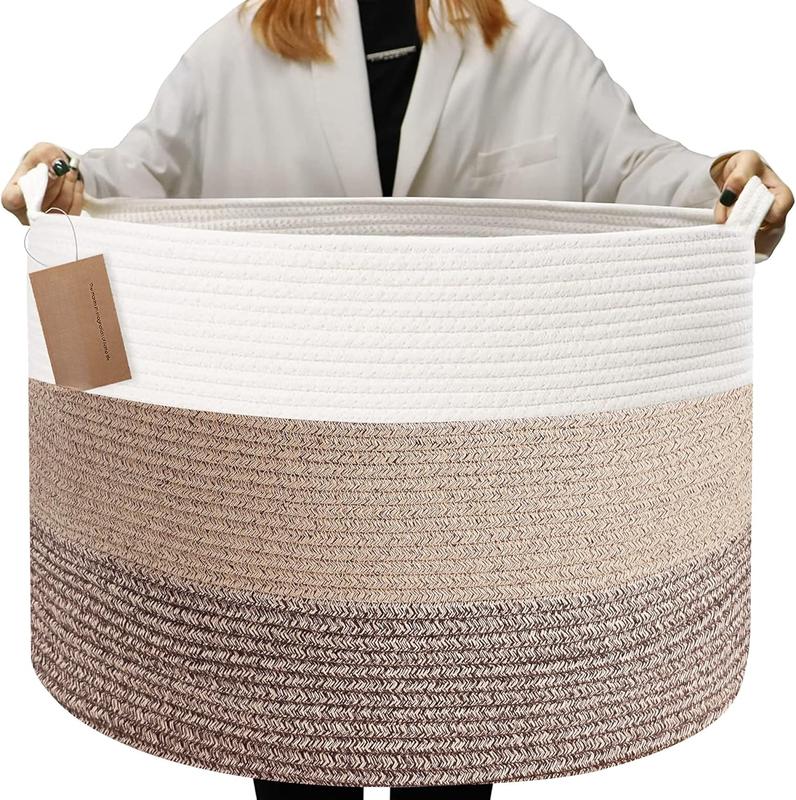 Large Cotton Rope Basket,22