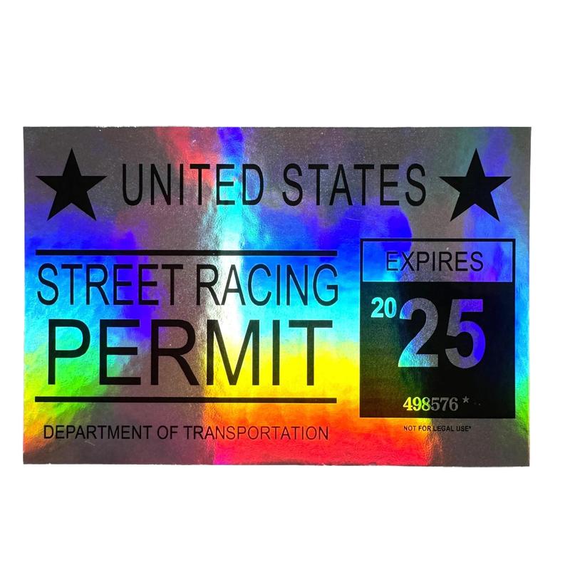 Cool United Stats Street Racing Permit,arya's house.