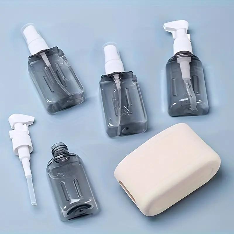 4 in 1 Travel Bottle Set, 1 Set Portable Leak Proof Travel Bottle Set, Refillable Empty Bottle for Shampoo, Conditioner, Lotion